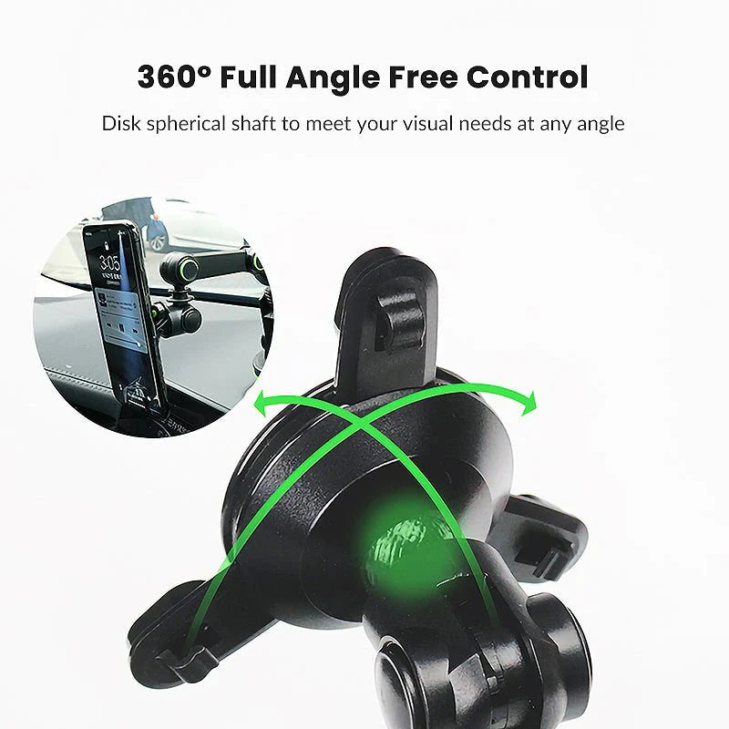 Gravity Magnetic Car Phone Holder – 360° Adjustable Universal Suction Cup Mount