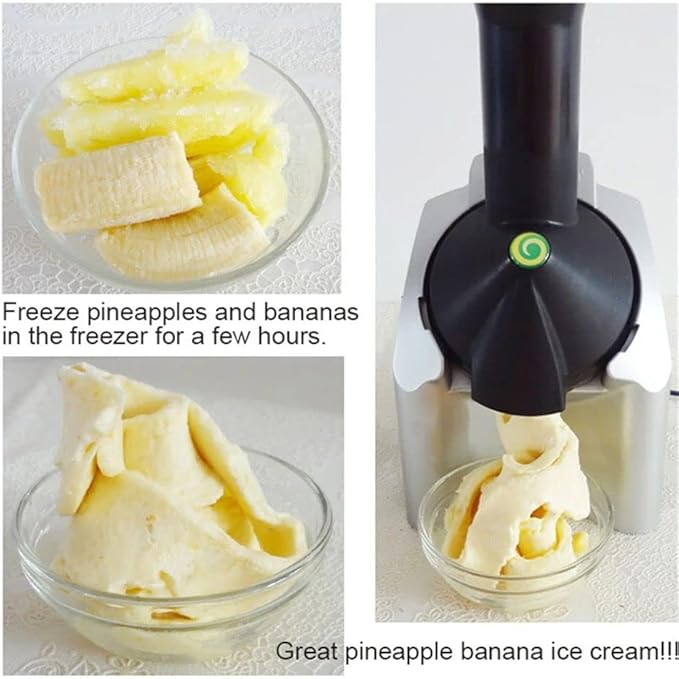Frozen Ice Cream Dessert Maker Machine  Easy Healthy Soft Serve at Home