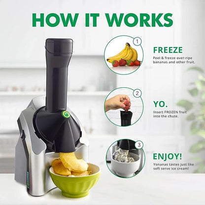 Frozen Ice Cream Dessert Maker Machine  Easy Healthy Soft Serve at Home