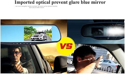 Full HD Touch Screen Rear View Mirror Car Camera DVR