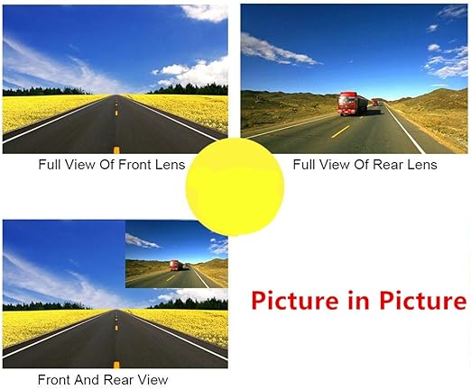 Full HD Touch Screen Rear View Mirror Car Camera DVR
