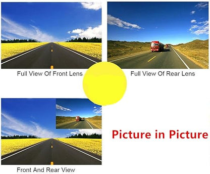 Full HD Touch Screen Rear View Mirror Car Camera DVR