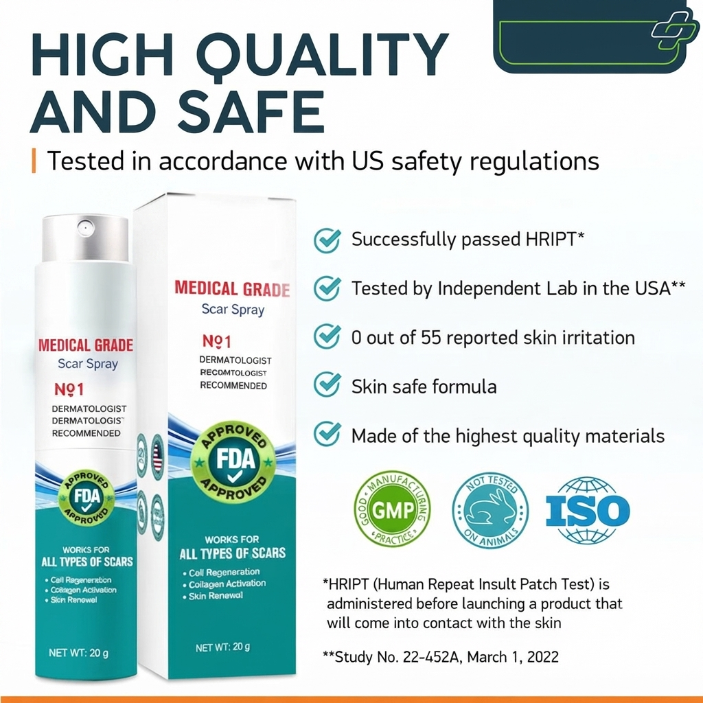 Scar Removal Spray for Face & Body – Advanced Skin Repair Formula