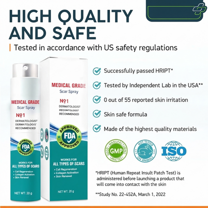 Scar Removal Spray for Face & Body – Advanced Skin Repair Formula