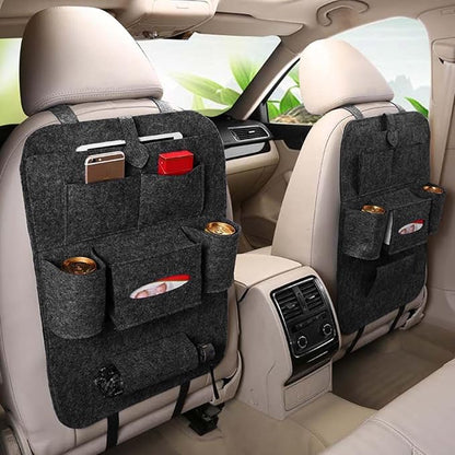 Car Seat Organizer with Multi-Pocket Storage for Travel & Everyday Use