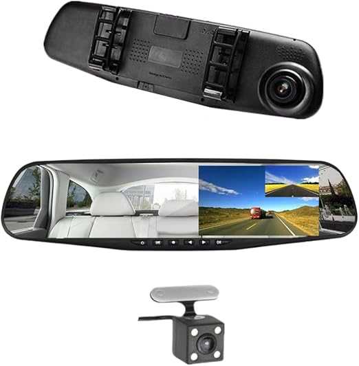 Full HD Touch Screen Rear View Mirror Car Camera DVR